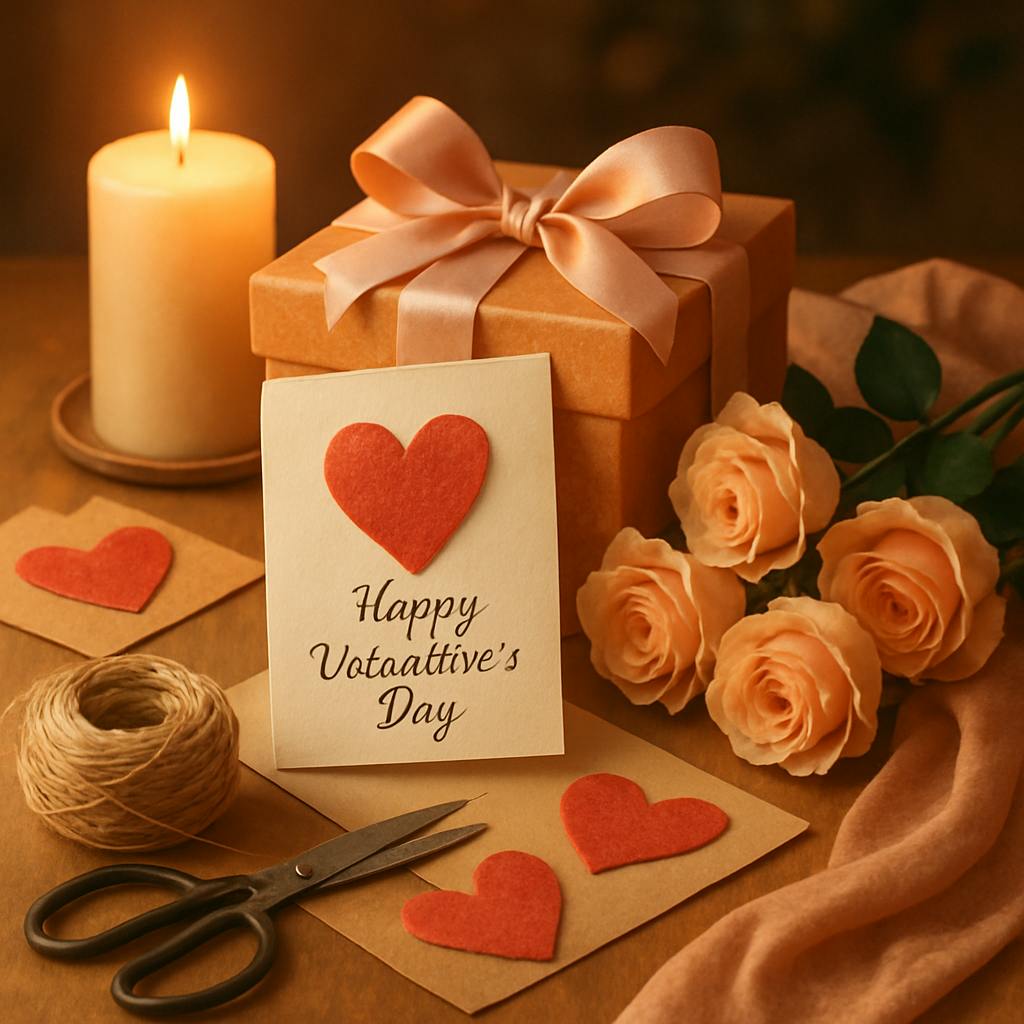 Beautiful illustration for valentine's day crafts for adults