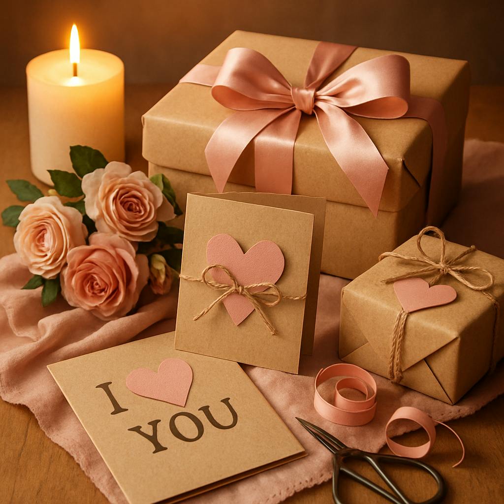 Beautiful illustration for valentine's day craft ideas