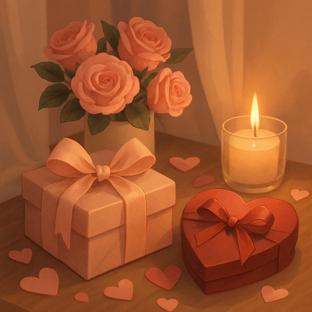 Beautiful illustration for valentine's day decorations