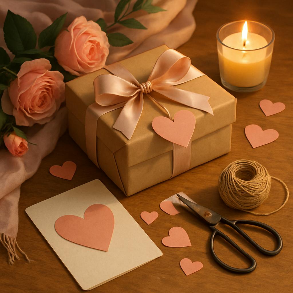 Beautiful illustration for valentine's day diy