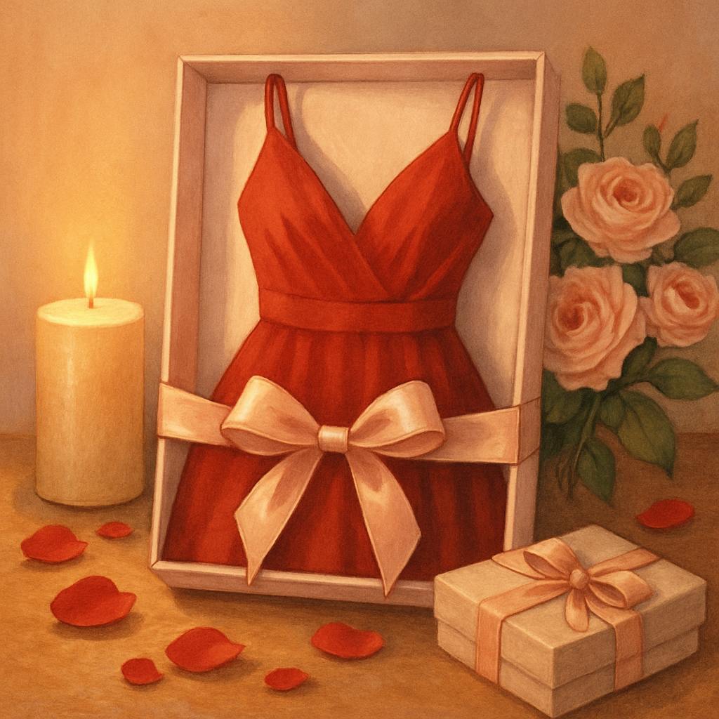 Beautiful illustration for valentine's day dress code