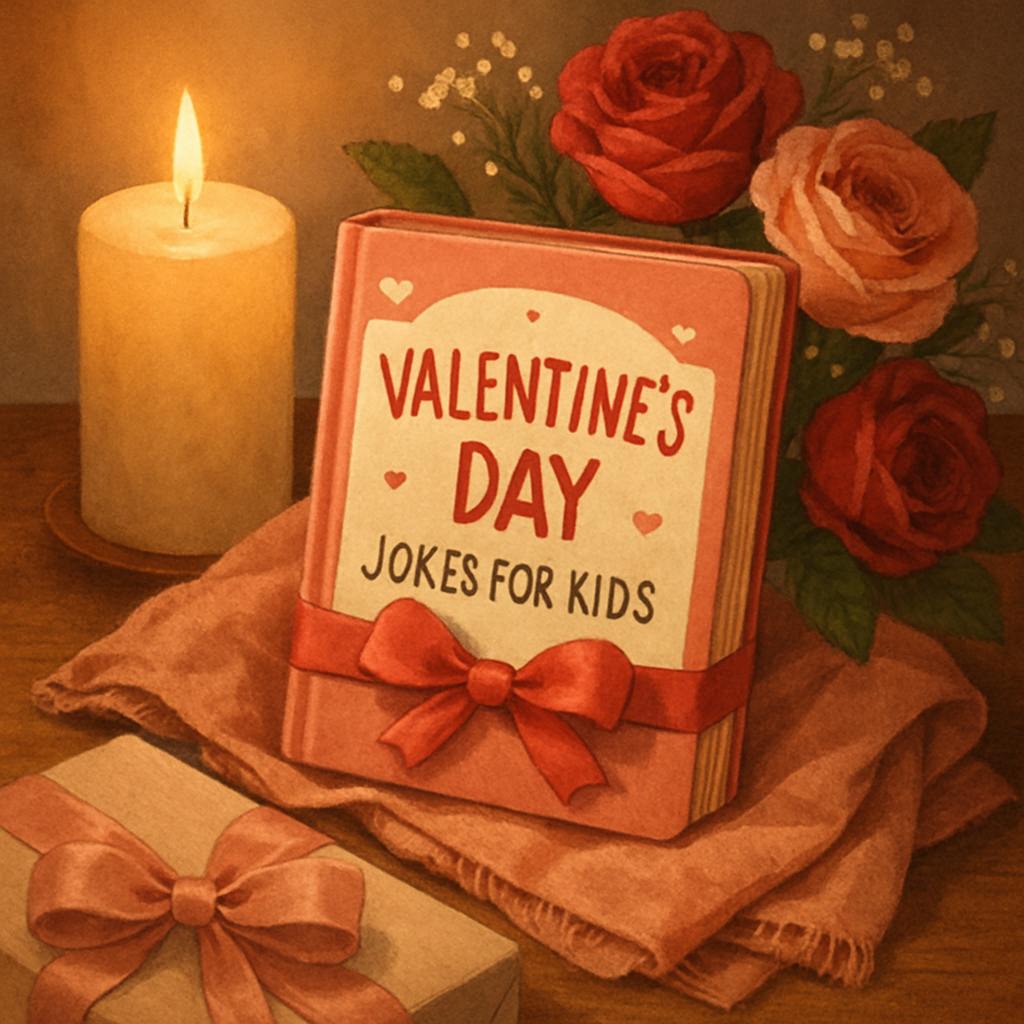 Beautiful illustration for valentine's day jokes for kids