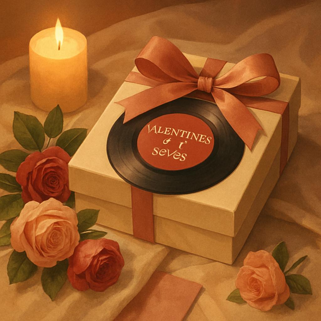 Beautiful illustration for valentine's day songs