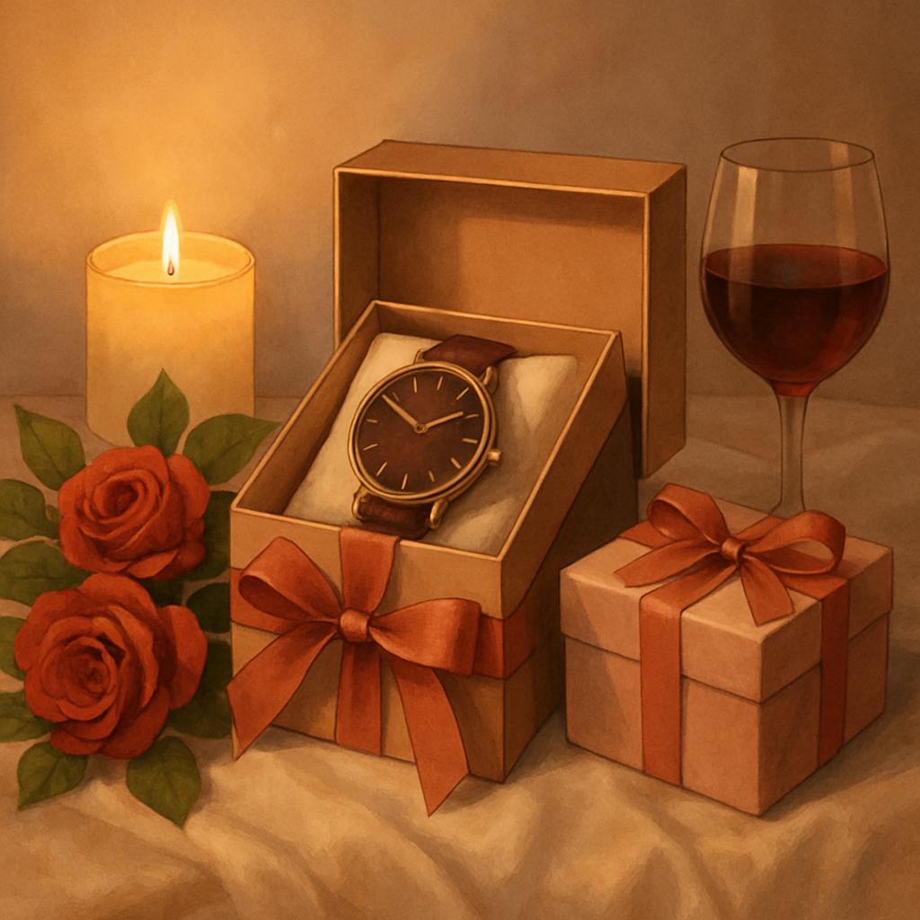 Beautiful illustration for what do men want for valentine's day