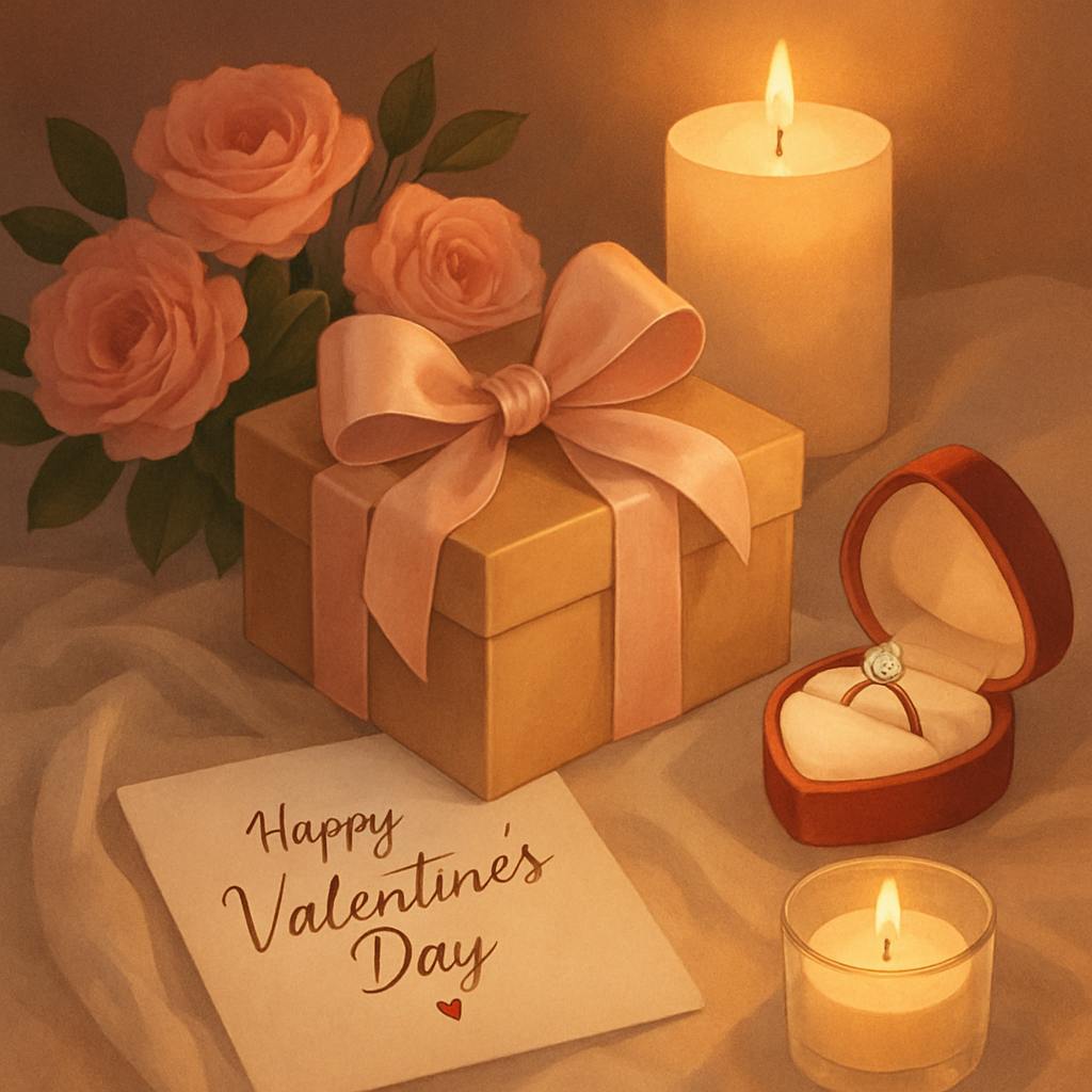 Beautiful illustration for what to draw for valentine's day