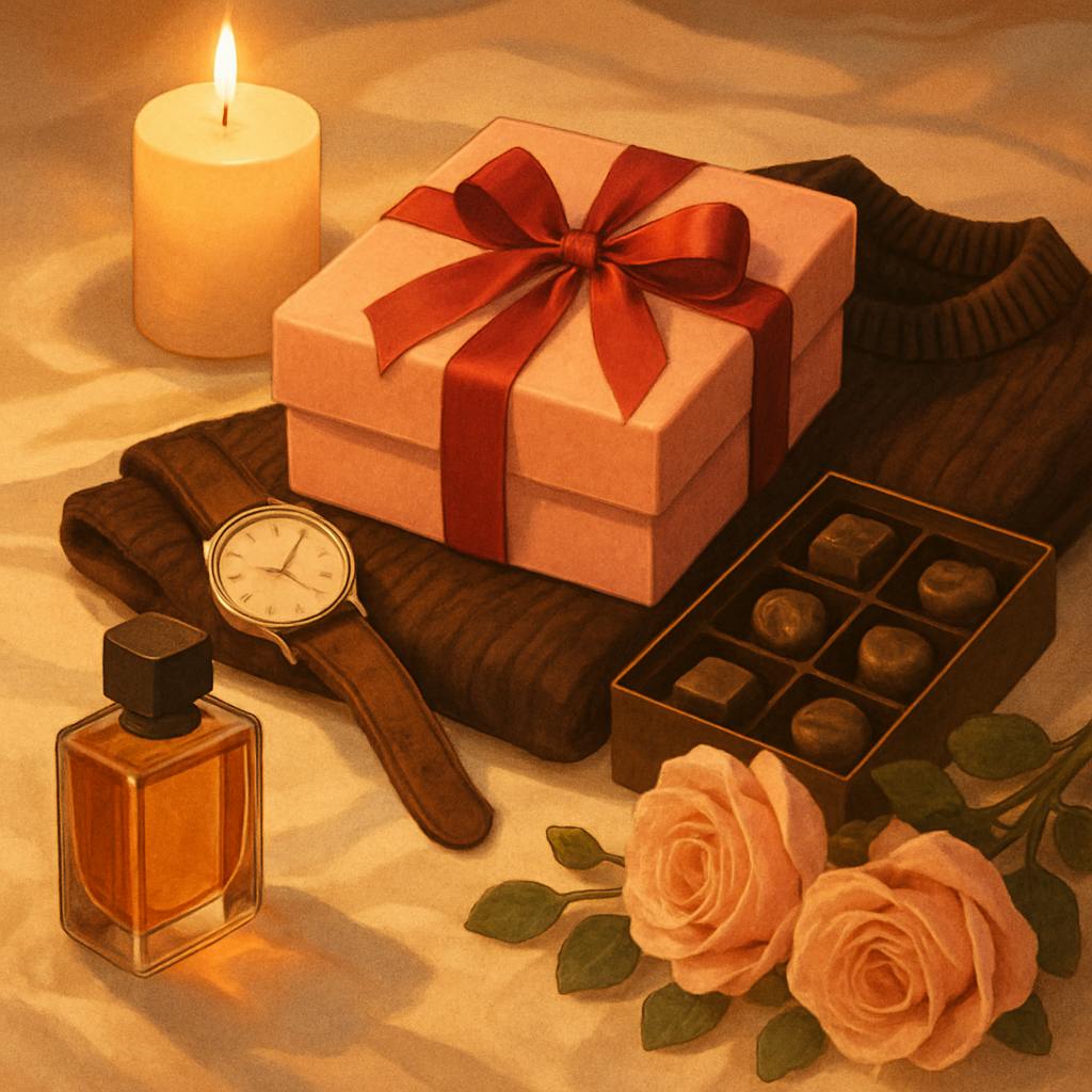 Beautiful illustration for what to get a guy for valentine's day
