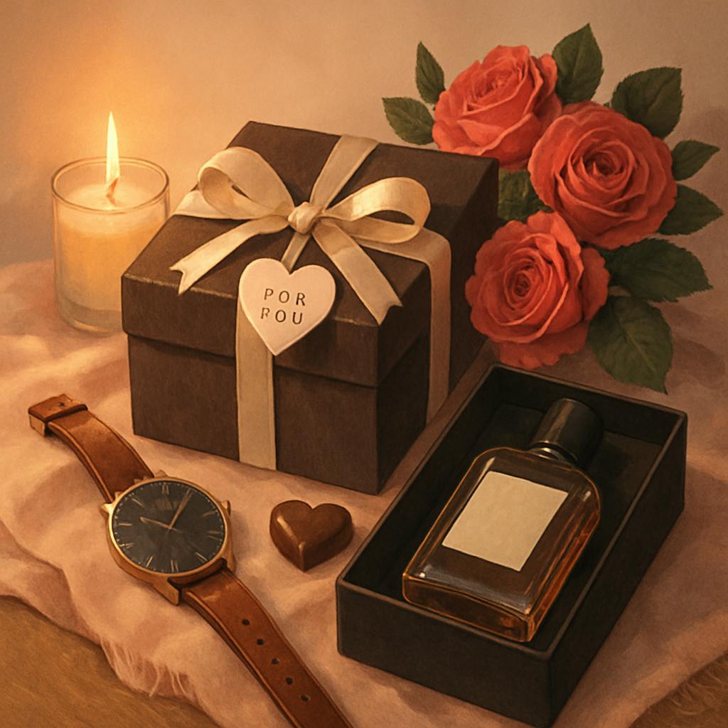 Beautiful illustration for valentines gifts for him