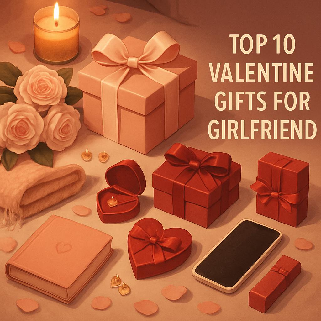 Beautiful illustration for top 10 valentine gifts for girlfriend