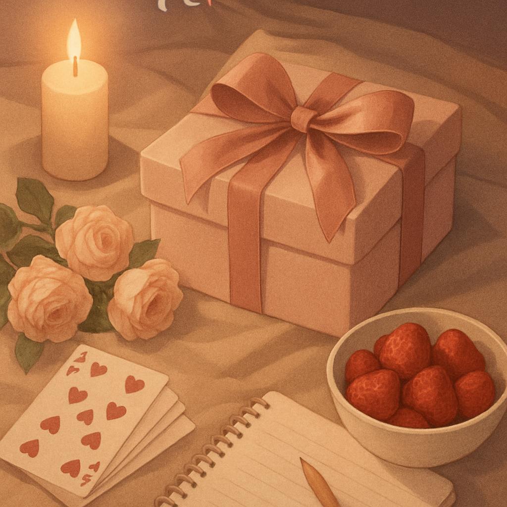 Beautiful illustration for cheap valentine date ideas