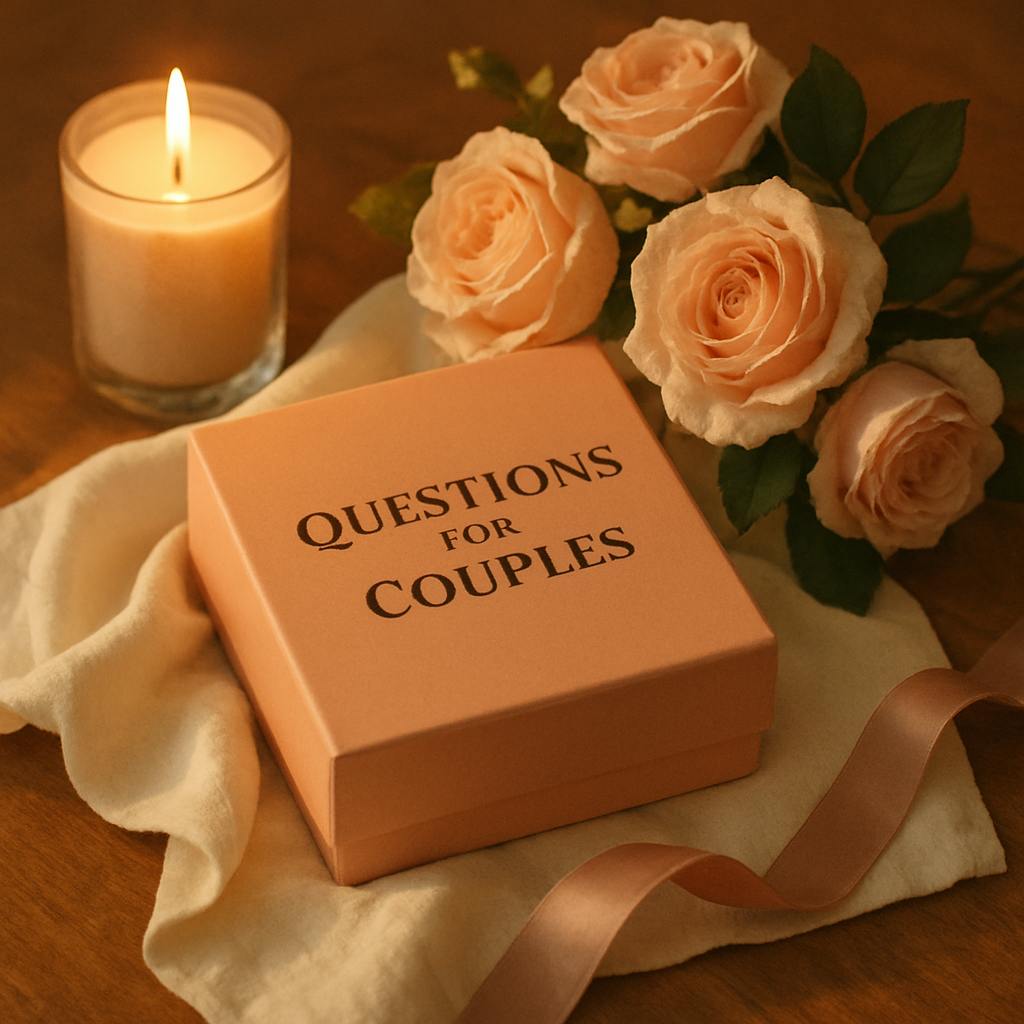 Beautiful illustration for questions for couples