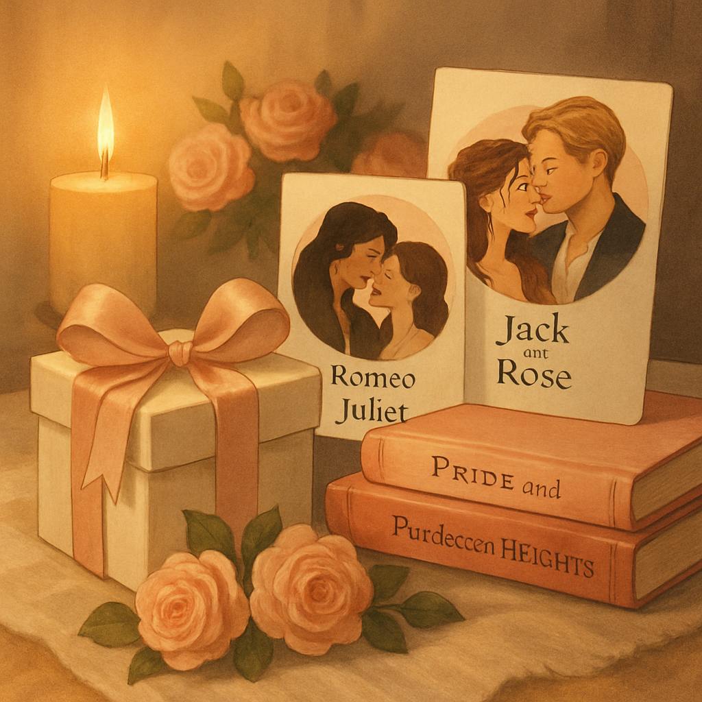 Beautiful illustration for famous couples