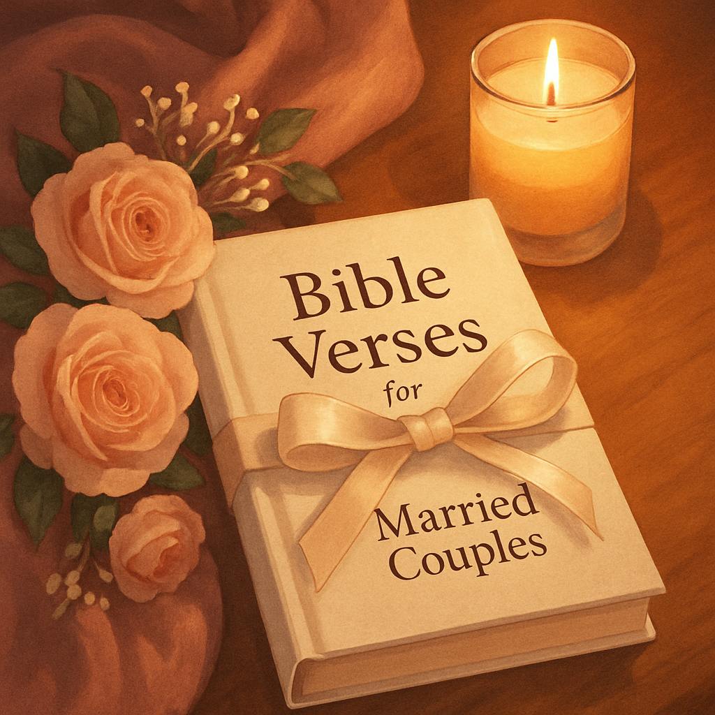 Beautiful illustration for bible verses for married couples