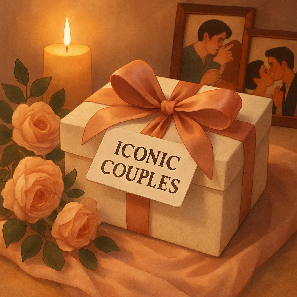 Beautiful illustration for iconic couples