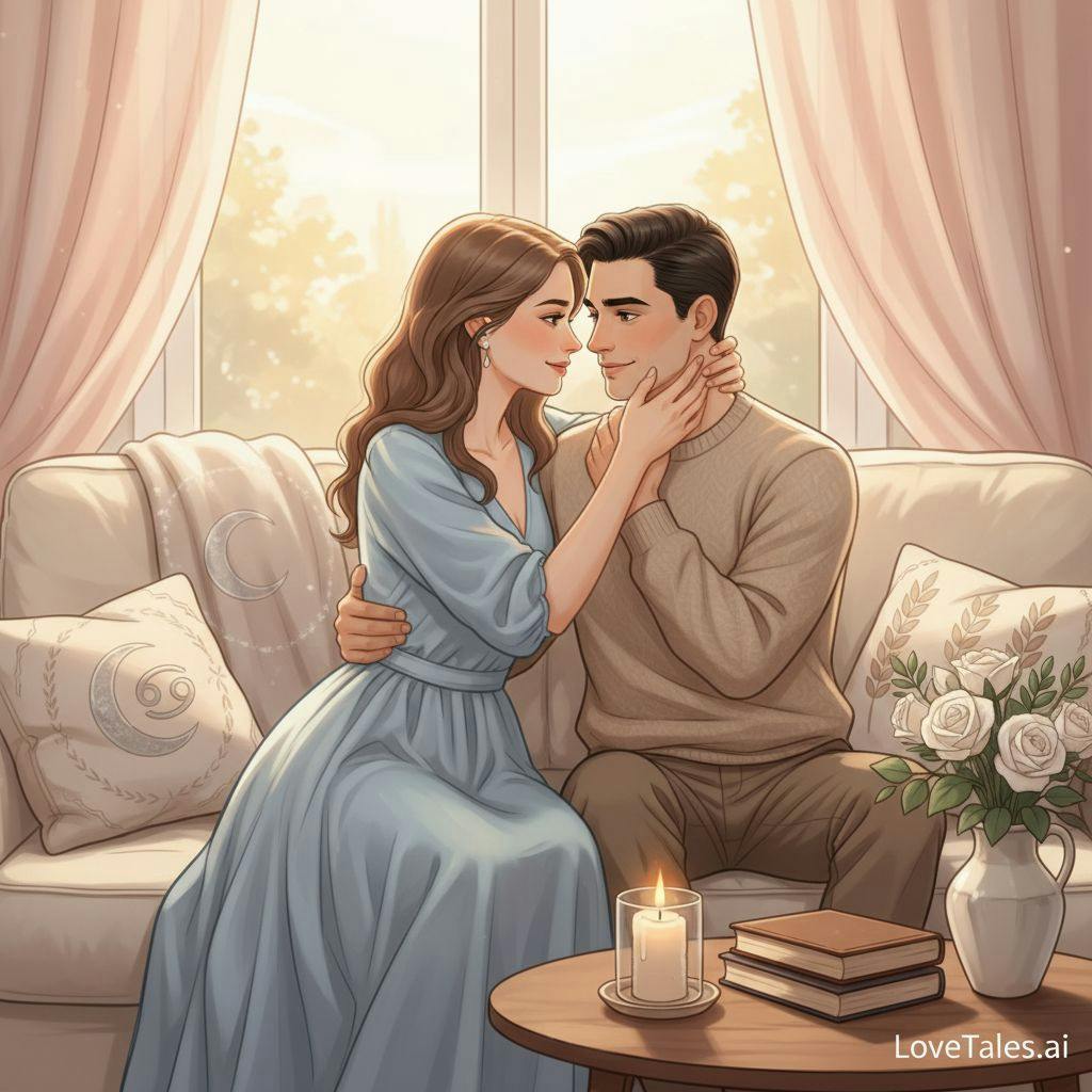 Beautiful illustration for Zodiac Cancer and Virgo