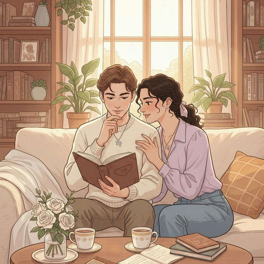 Beautiful illustration for Zodiac Virgo and Virgo