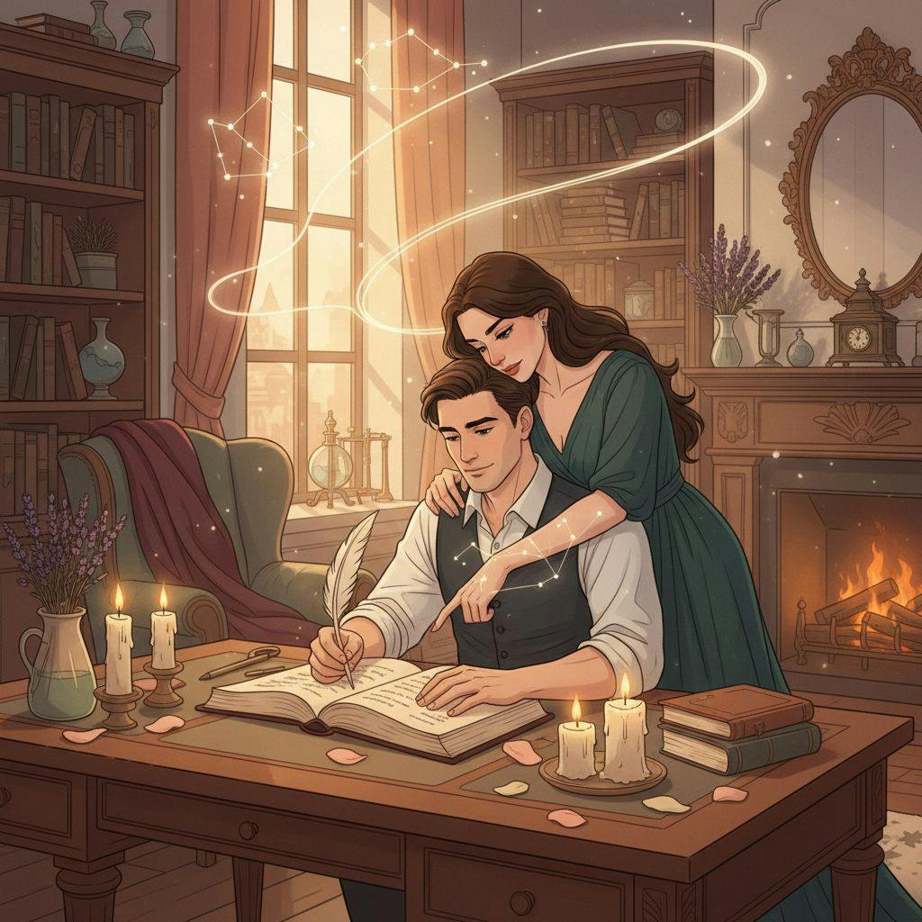 Beautiful illustration for Zodiac Virgo and Scorpio