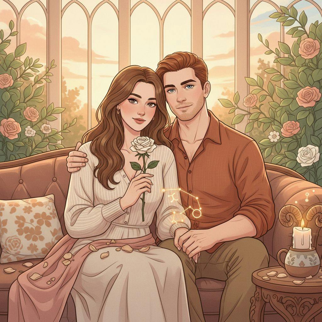 Beautiful illustration for Zodiac Taurus and Aries