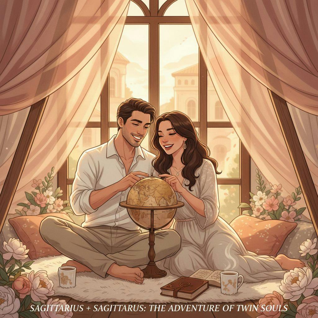 Beautiful illustration for Zodiac Sagittarius and Sagittarius