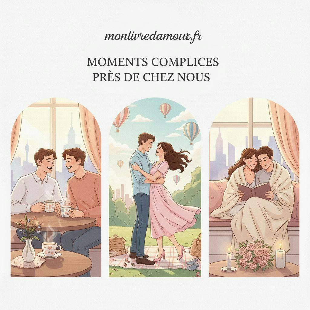 Beautiful illustration for fun couple activities near me