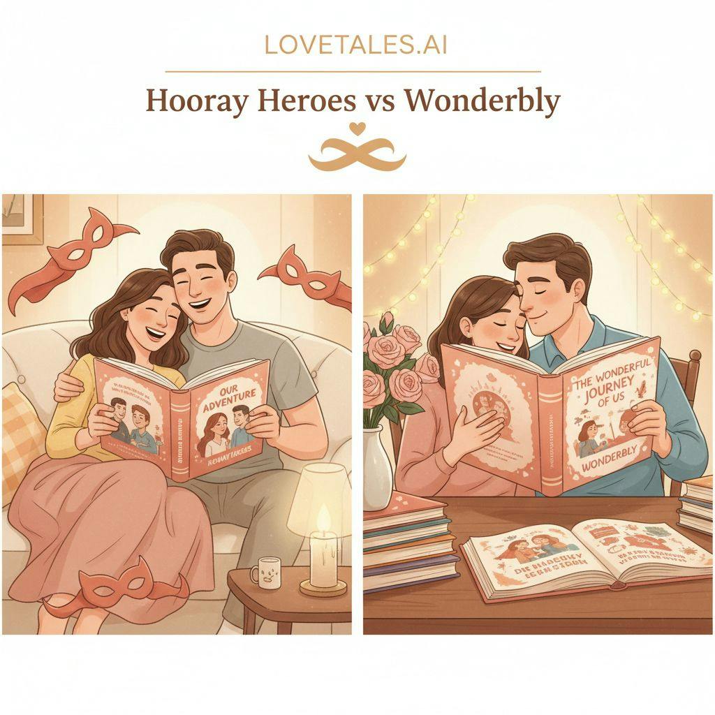 Beautiful illustration for Hooray Heroes vs Wonderbly