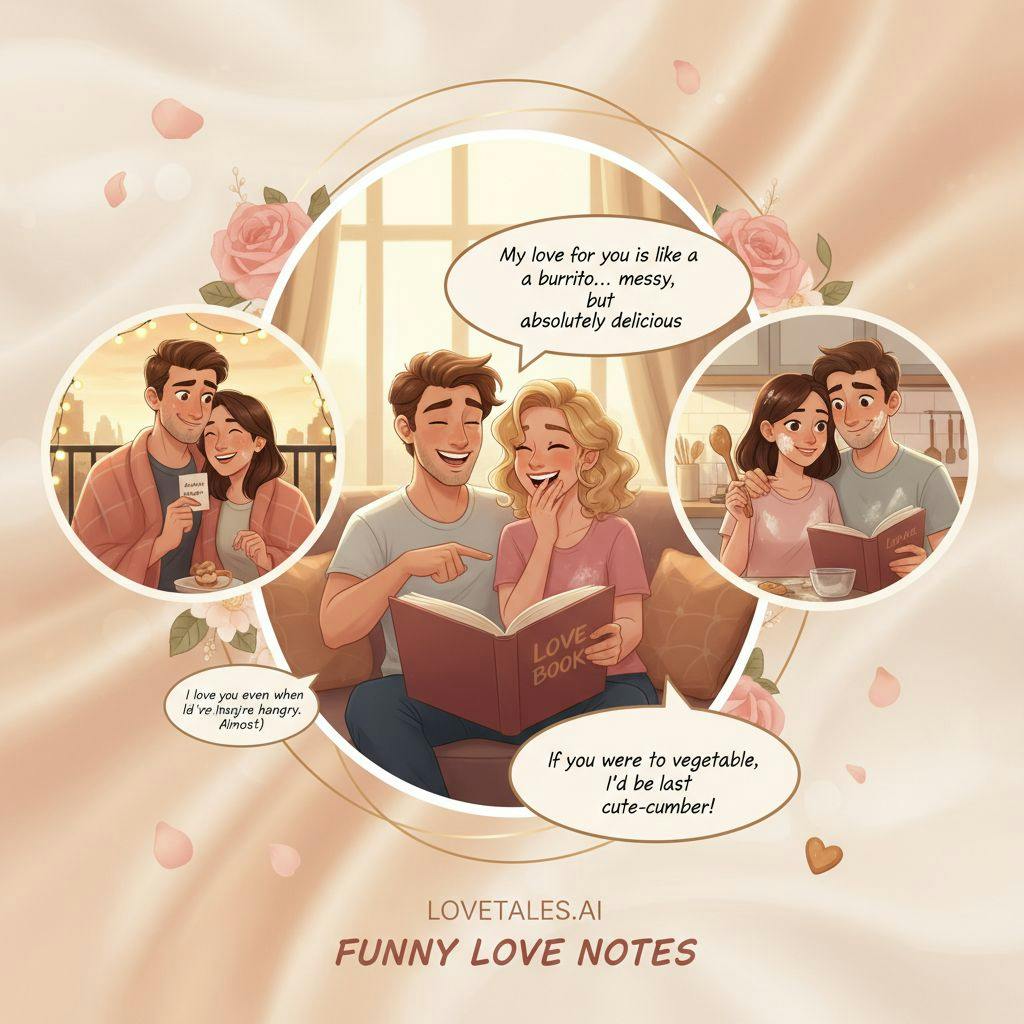 Beautiful illustration for love book message examples funny tone