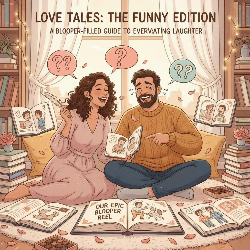 Beautiful illustration for how to write a love storybook funny style