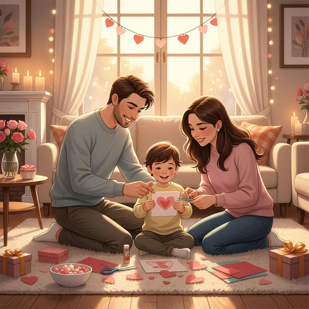 Belle illustration pour activité saint valentin enfant