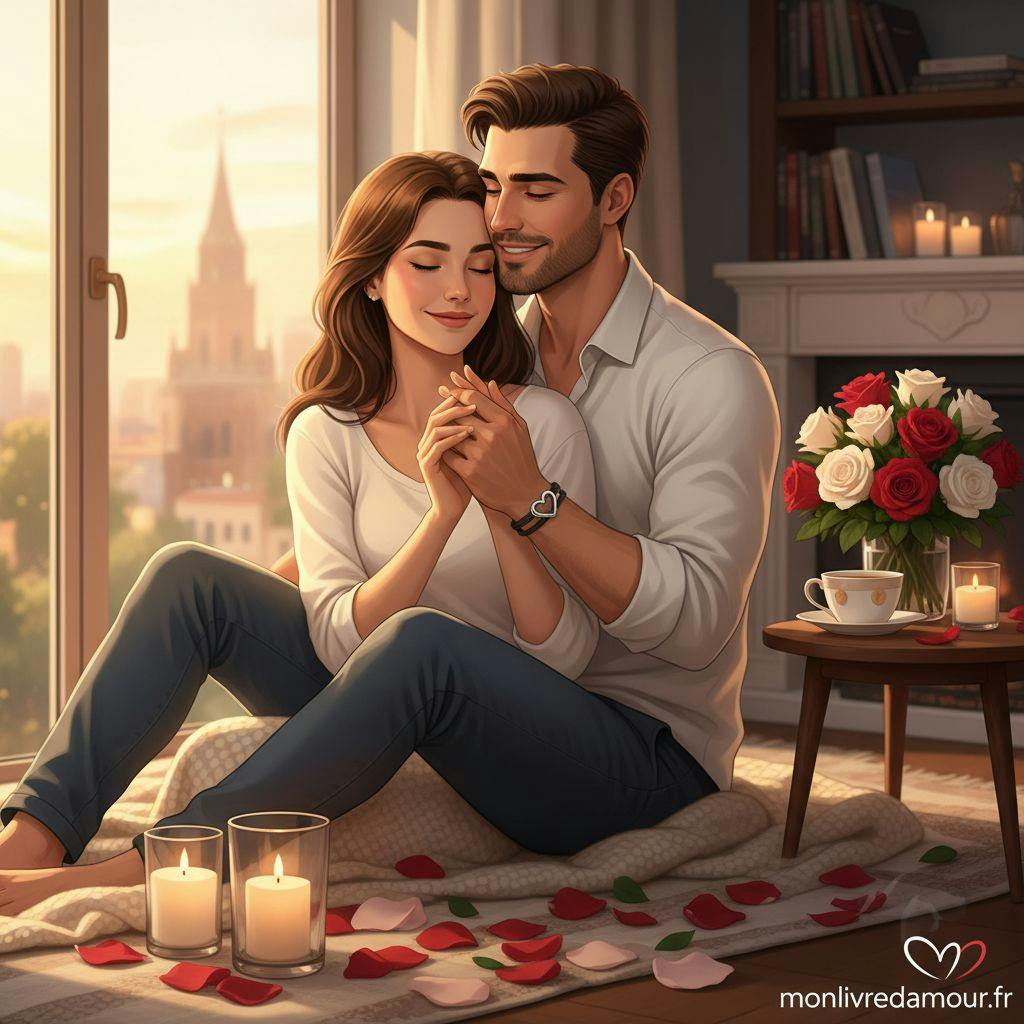 Belle illustration pour bracelet homme saint valentin