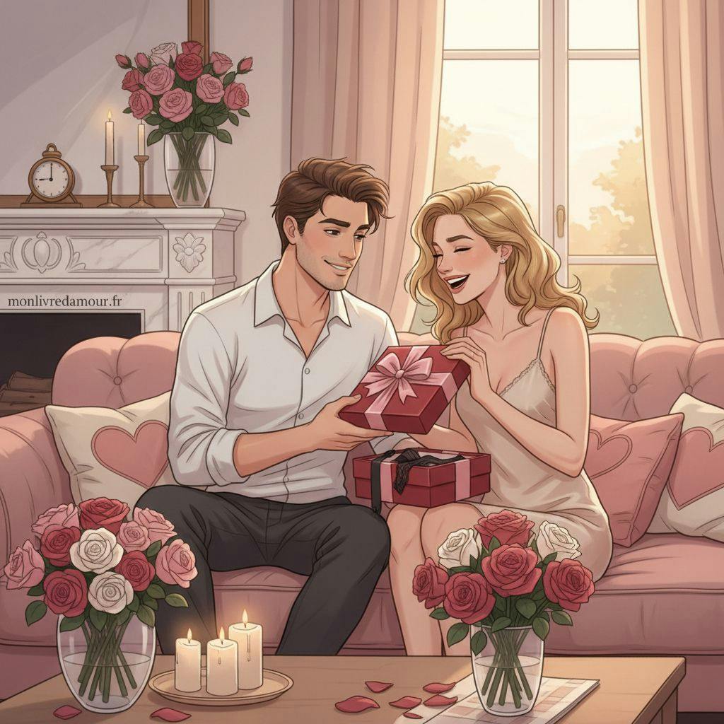 Belle illustration pour cadeau coquin saint valentin