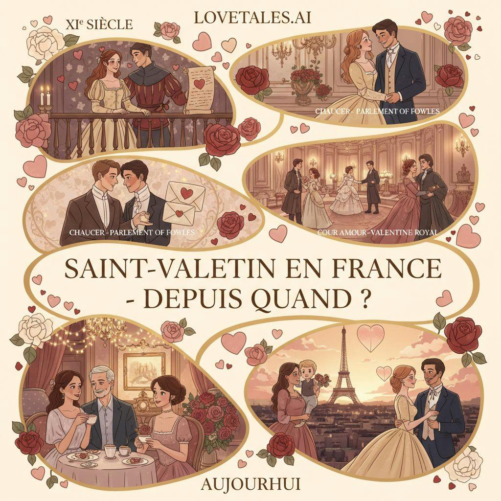 Belle illustration pour depuis quand existe la saint-valentin en france
