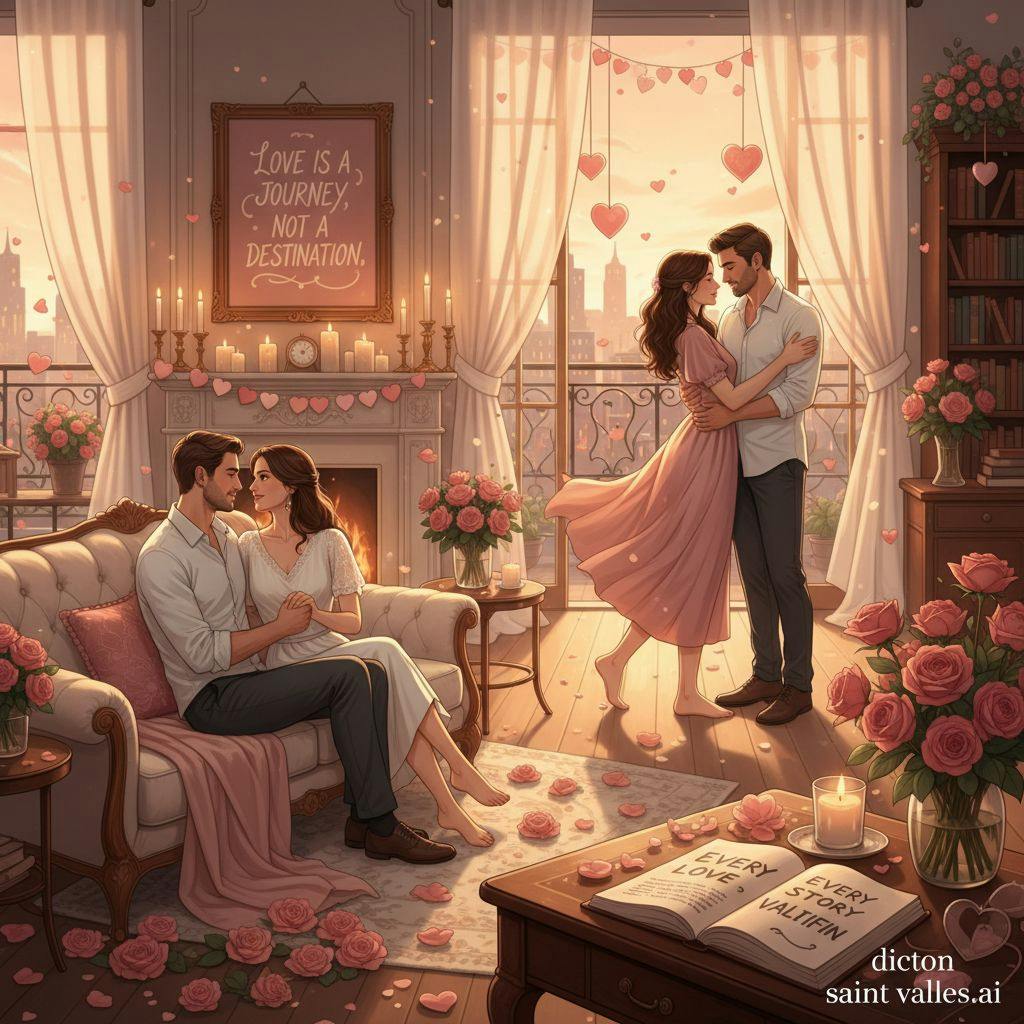 Belle illustration pour dicton saint valentin