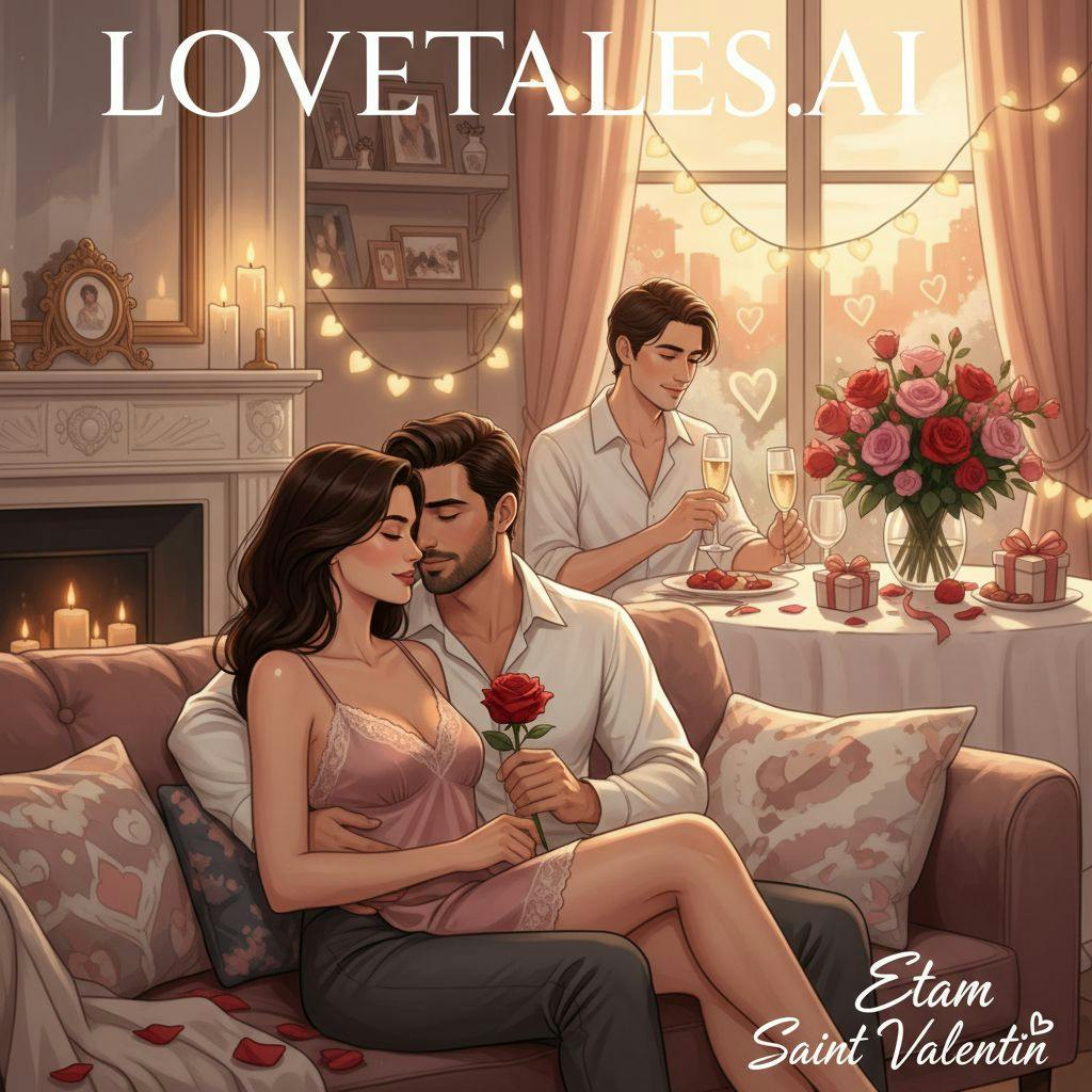 Belle illustration pour etam saint valentin