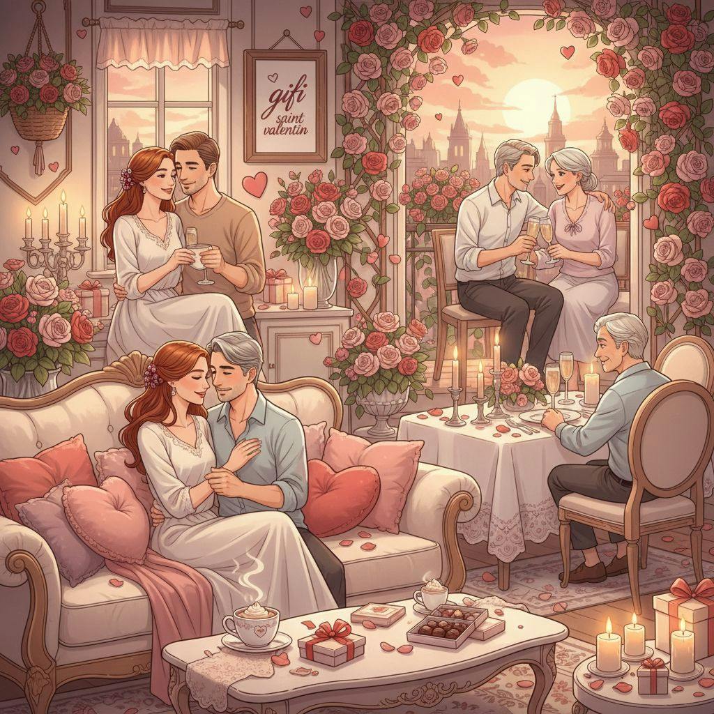 Belle illustration pour gifi saint valentin