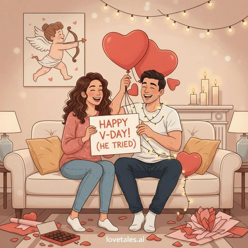 Belle illustration pour humour saint valentin