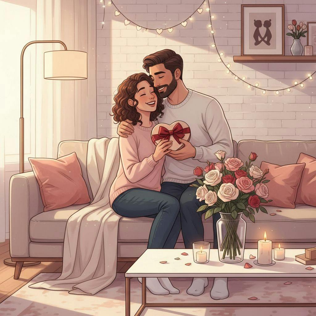 Belle illustration pour idée surprise saint valentin