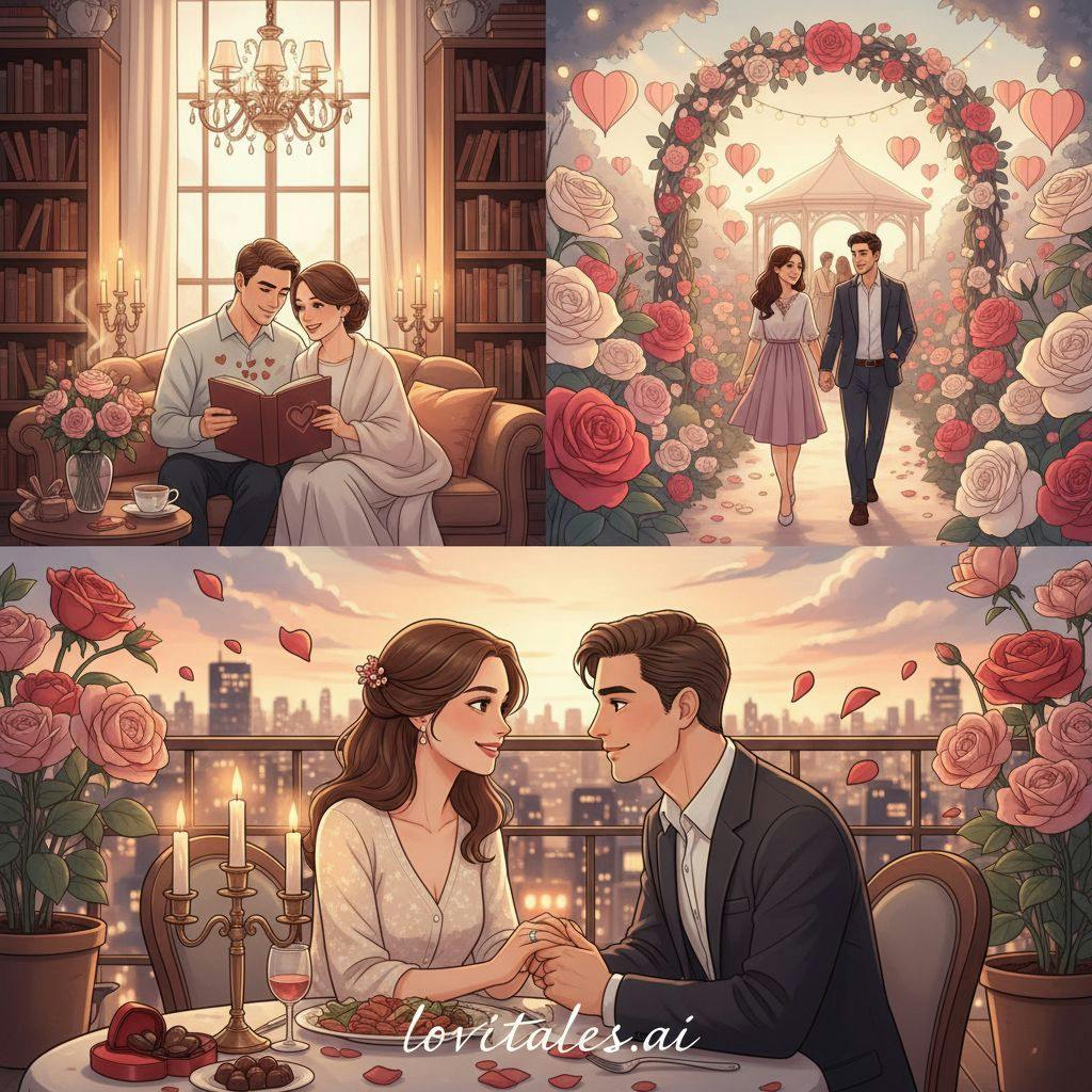Belle illustration pour idée sortie saint valentin