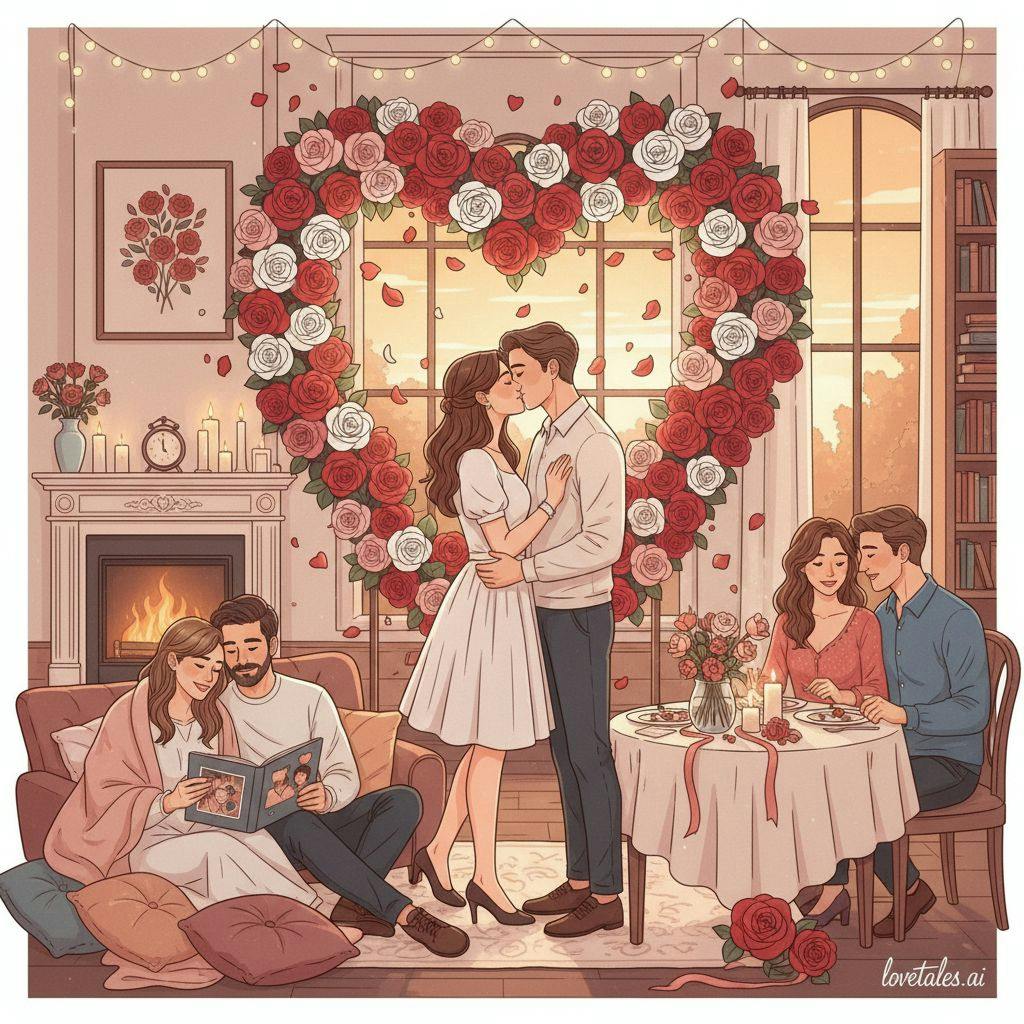 Belle illustration pour idées saint valentin
