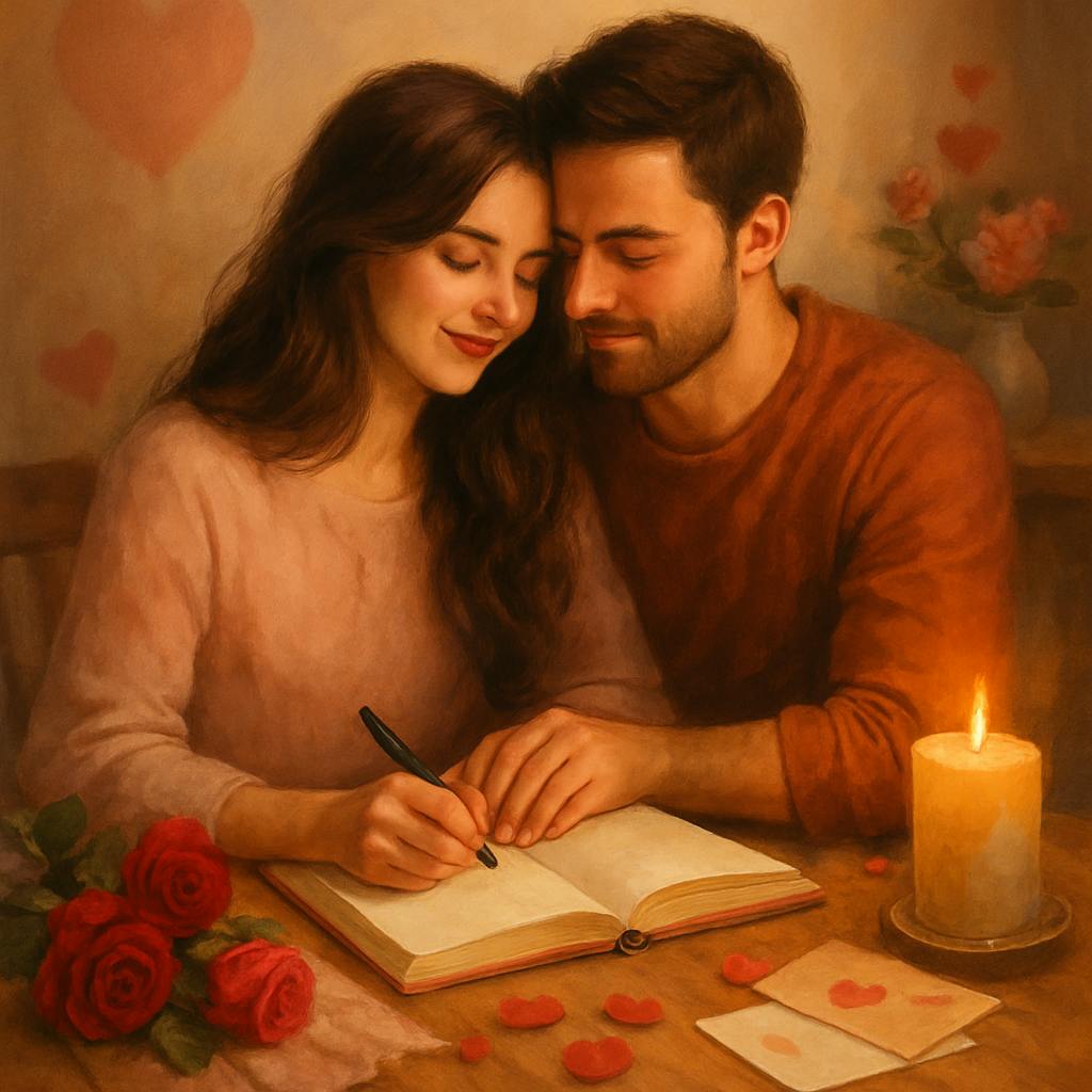 Beautiful illustration for customized reasons why i love you book