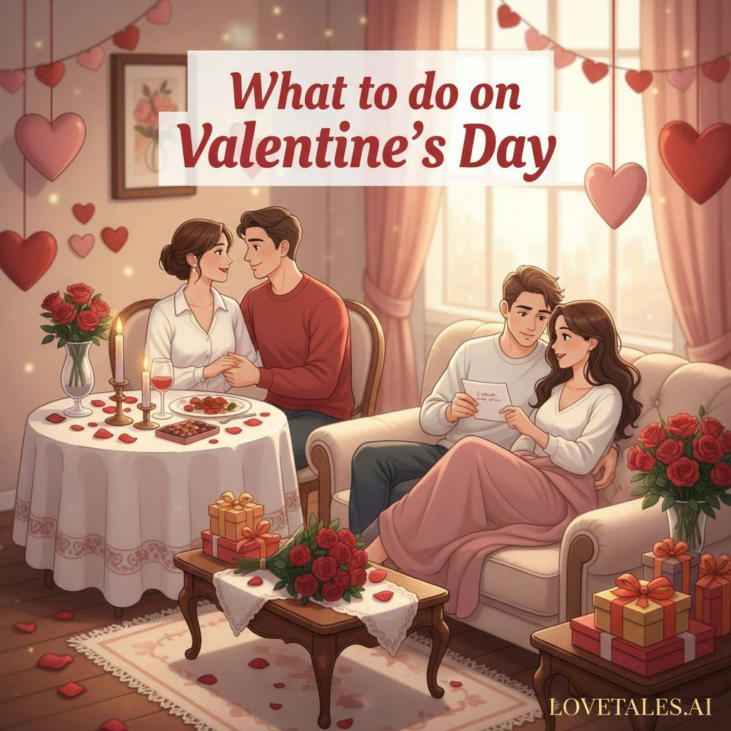 Hermosa ilustracion de San Valentin para que hacer en san valentin