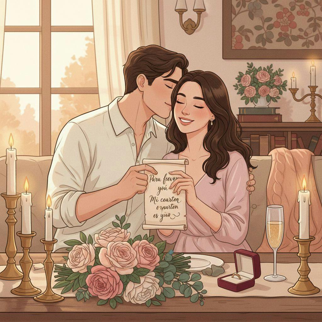 Hermosa ilustracion para dedicatorias bonitas