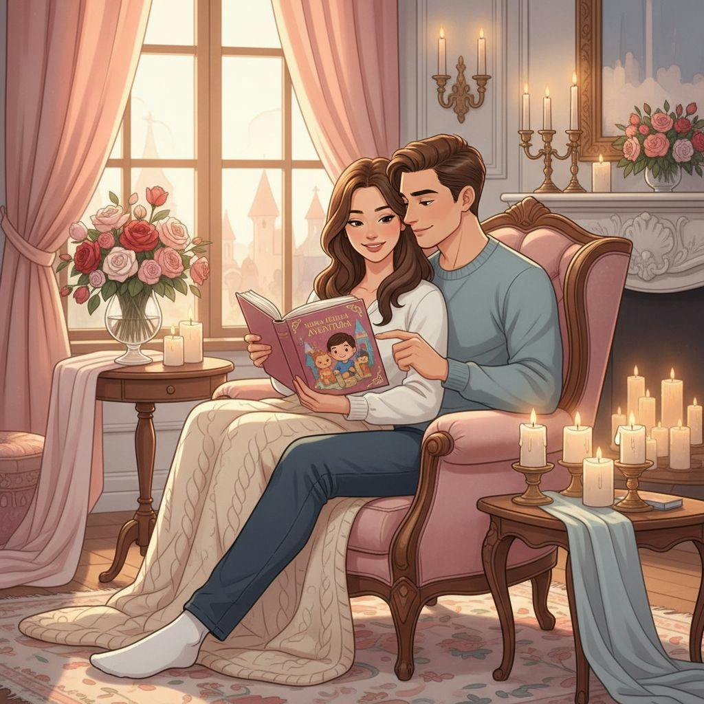 Hermosa ilustracion para libro personalizado niños