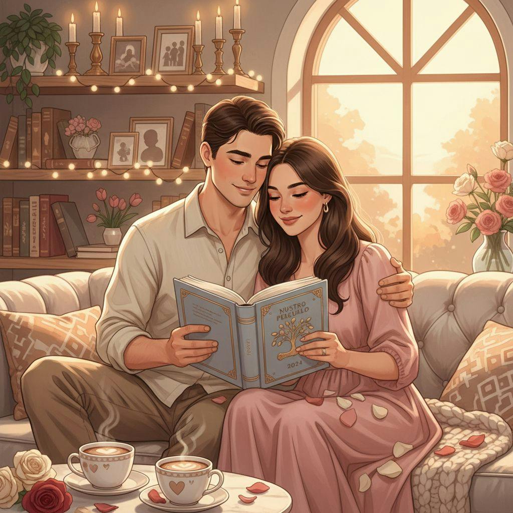 Hermosa ilustracion para libro personalizado bebe