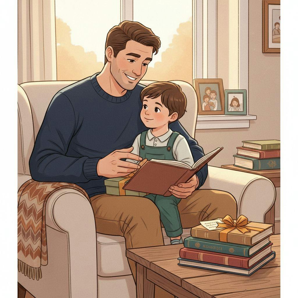 Beautiful illustration for books for dads