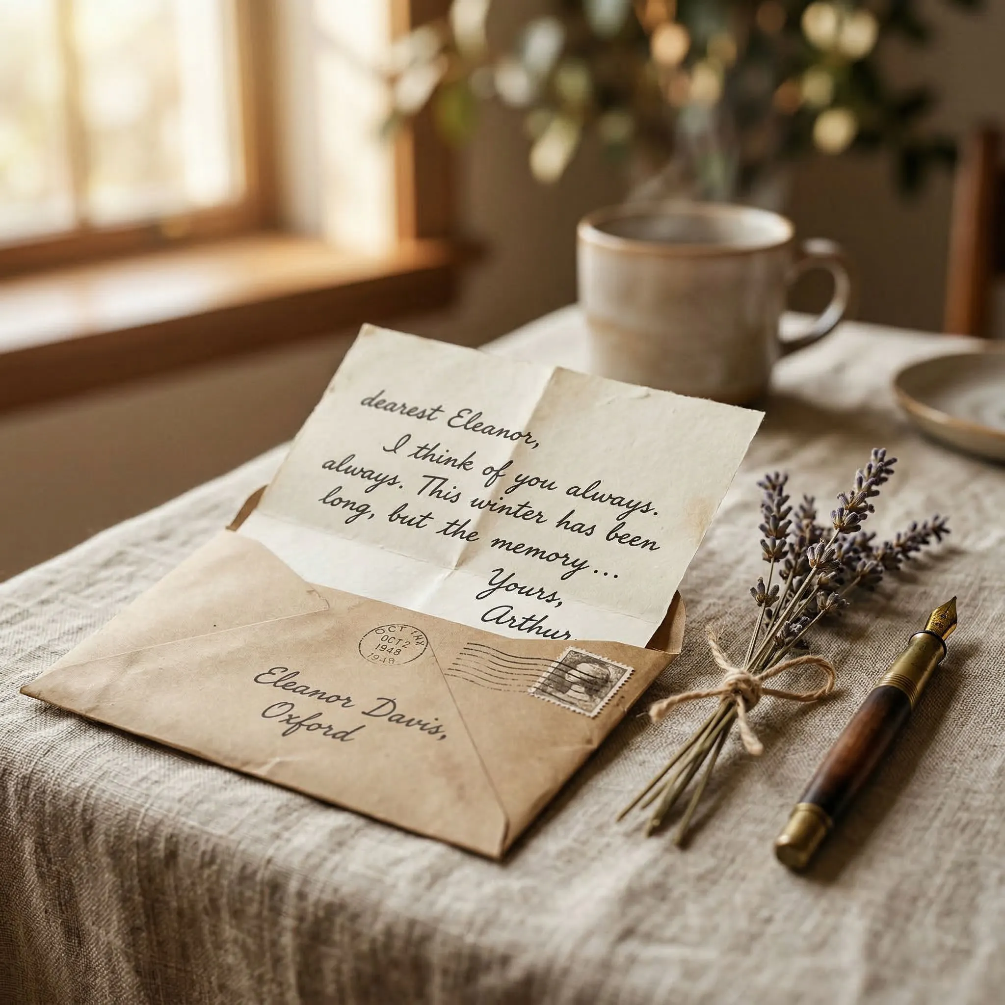 Handwritten letter for mom