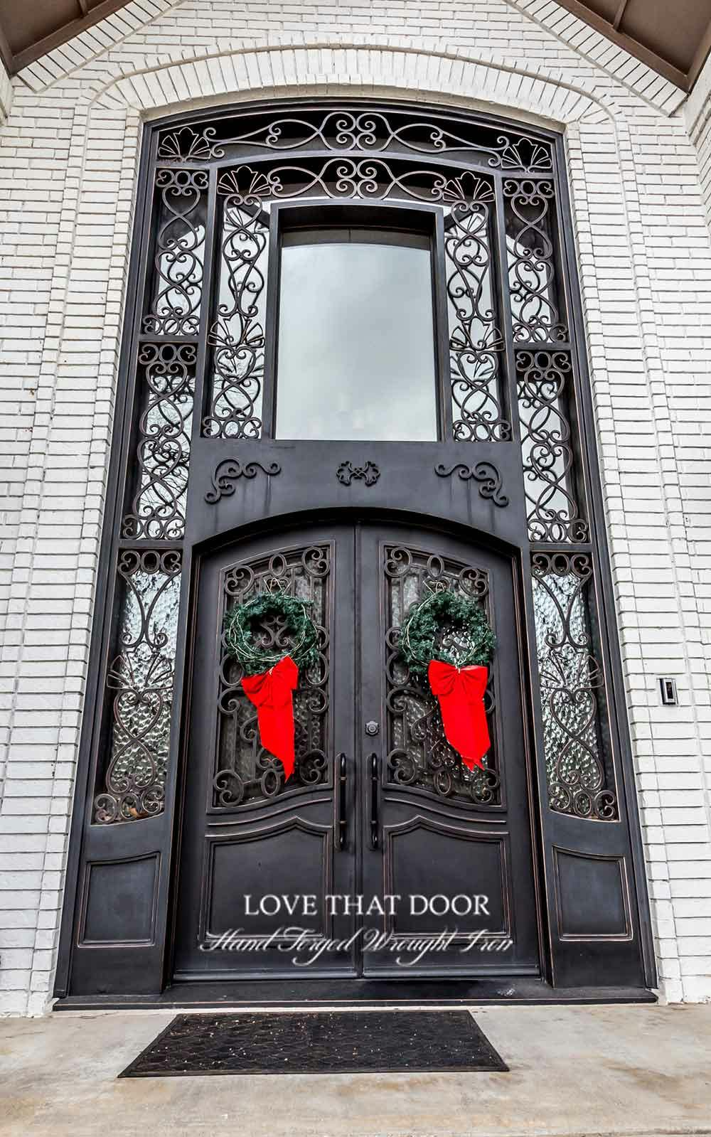 Wrought Iron Door with Transom by Love That Door 32