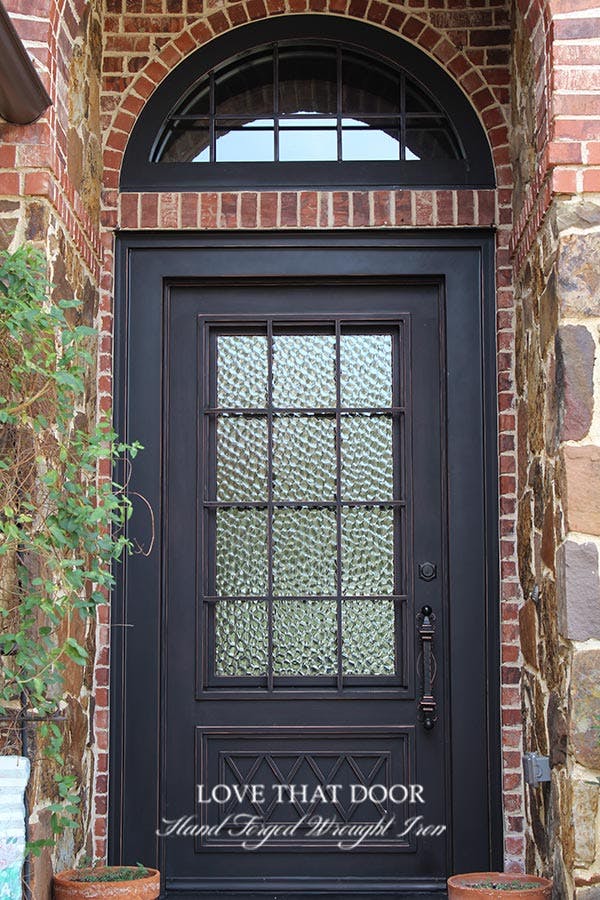 Wrought Iron Door with Transom by Love That Door 22