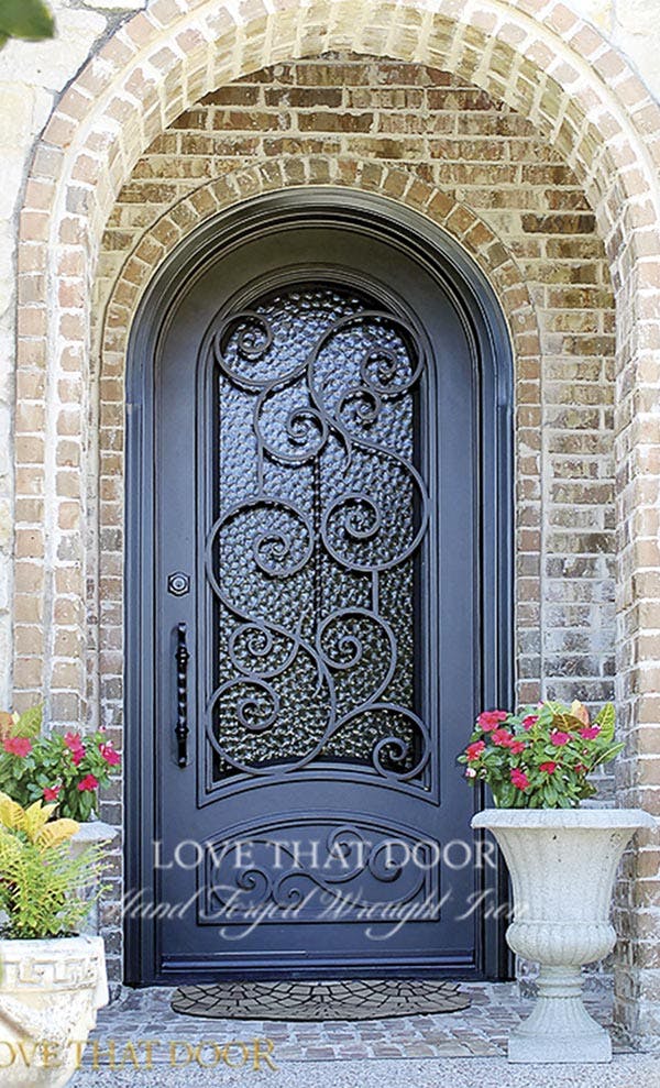 Wrought Iron Single Entry Door by Love That Door 10