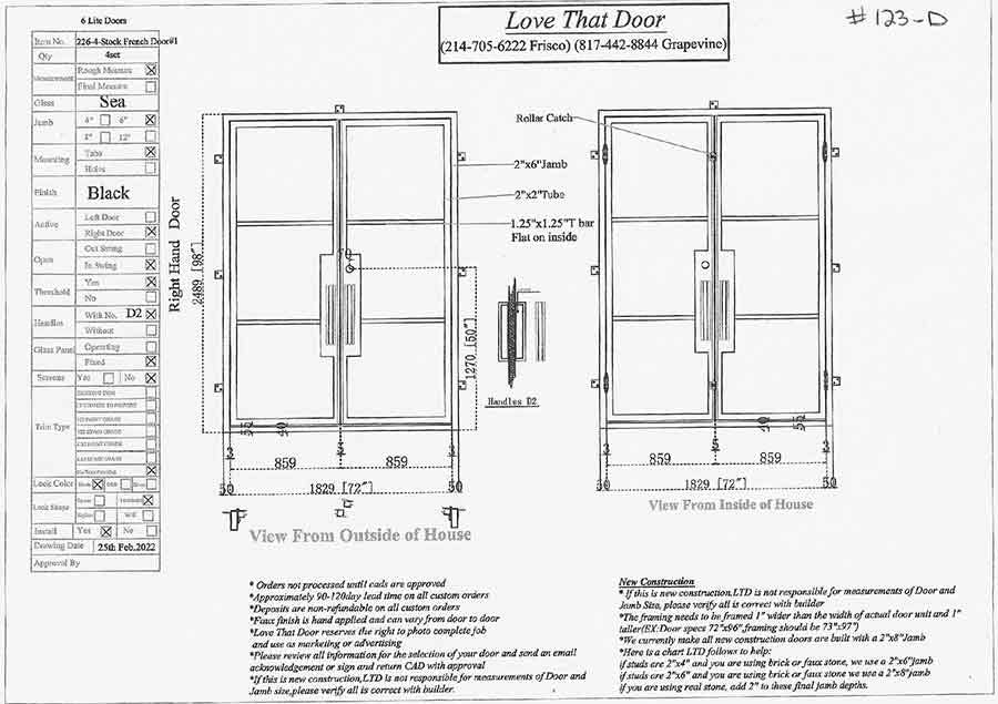 Builder Double Entry Iron Door by Love That Door 20