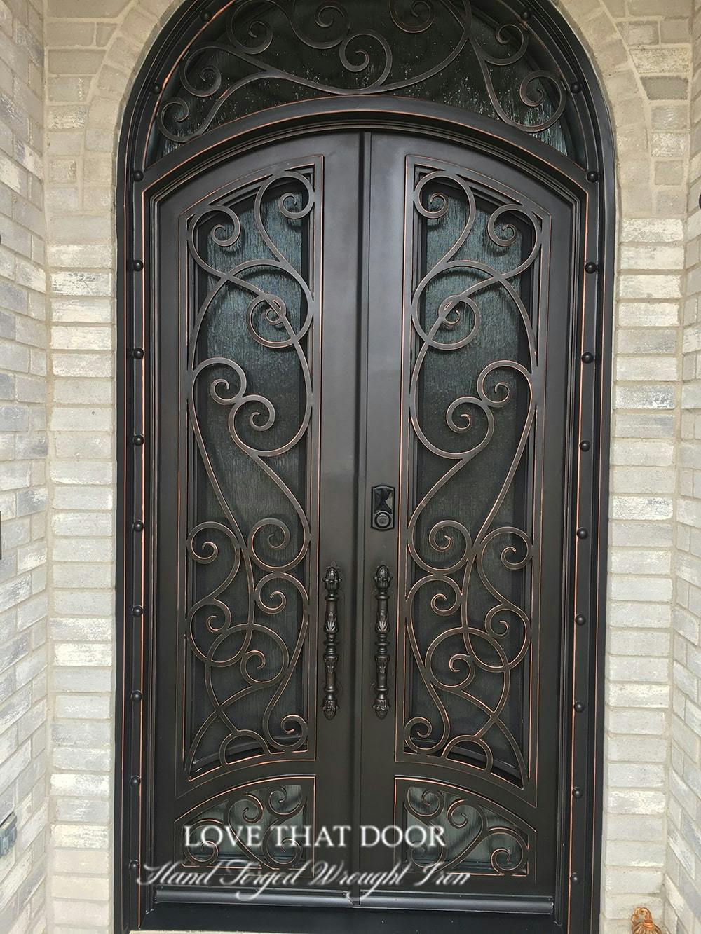 Wrought Iron Door with Transom by Love That Door 27