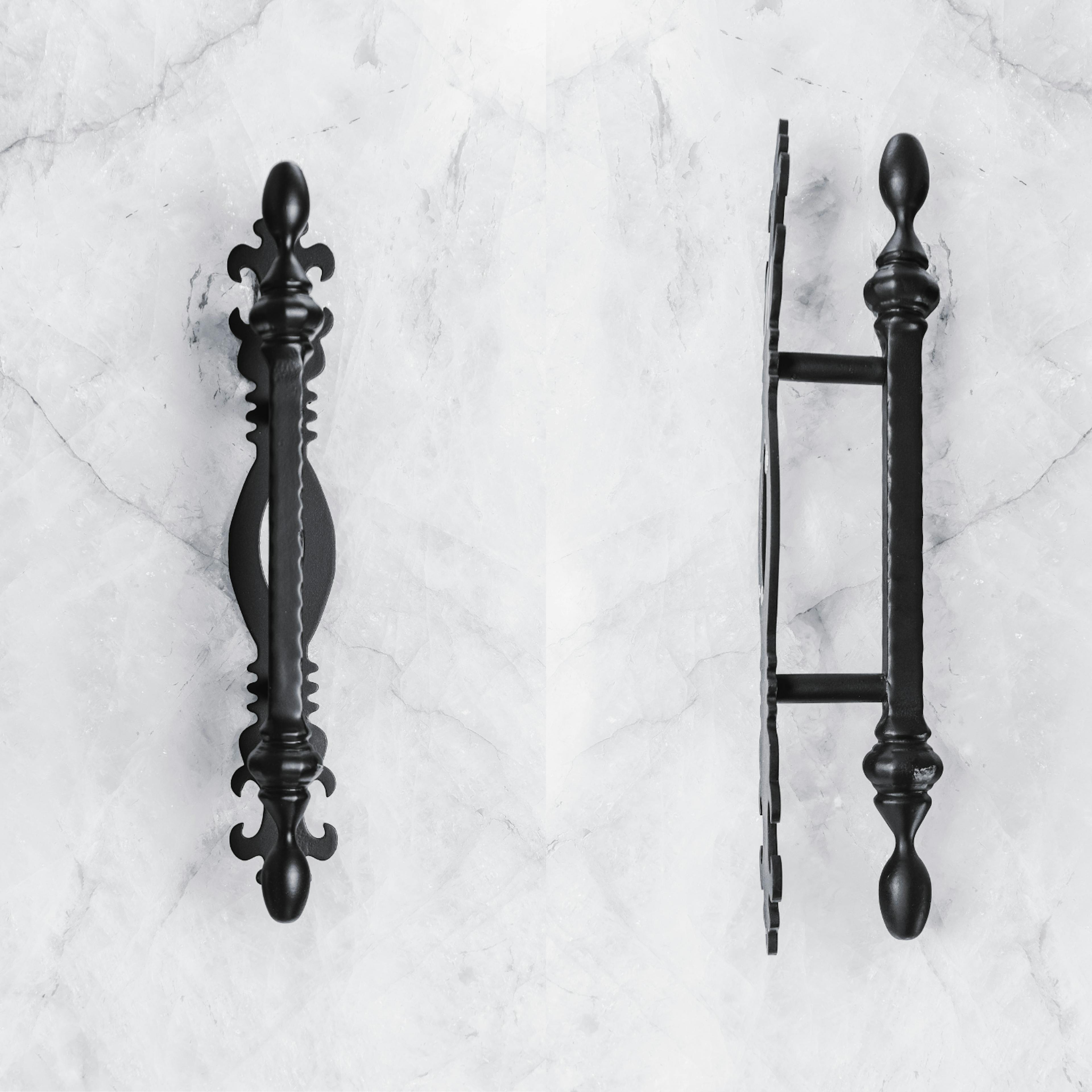 unctional iron door handle with durable construction and long-lasting performance